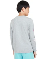 Nike Big Kids Sportswear Printed Long-Sleeve T-Shirt