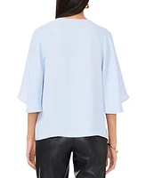 Vince Camuto Women's Tie-Neck Raglan-Sleeve Top