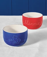 Farberware Disney Home Bon Voyage 2-Piece Ceramic Ramekin Set