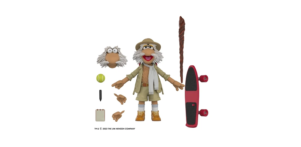 Boss Fight Studio Uncle Traveling Matt, Fraggle Rock Collectible Action Figure – Highly Articulated Figurine & Accessories