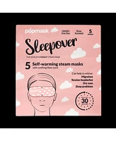 Popmask Sleepover Self Warming Eye Mask Rose Scented (5 Pack)