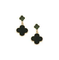 Sohi Women's The Clover Drop Earrings