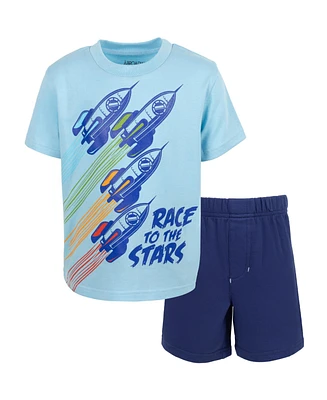 Funstuff Toddler Boys T-Shirt and Mesh Shorts Outfit Set