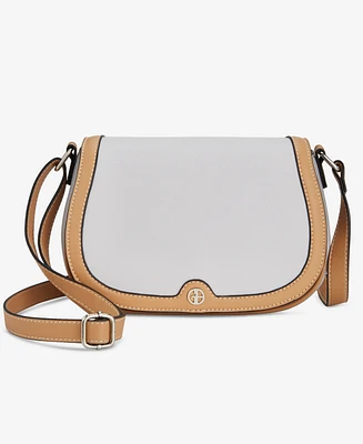 Giani Bernini Saffiano Small Saddle Crossbody, Created for Macy's