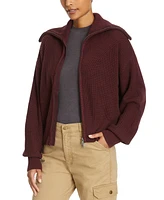 Bass Outdoor Women's Funnel-Neck Zippered Sweater