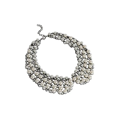 Sohi Women's The Collar Statement Necklace