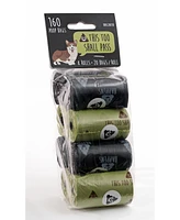 Precious Tails Dog Poop Bags, Biodegradable Humorous Pet Waste Bags Refills in Rolls, Leak-Proof, Durable, 160 ct