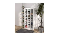 Slickblue Shoe Storage Cabinet - Stylish Organizer for Footwear in Entryway or Closet