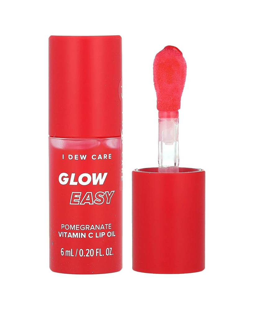 I Dew Care Glow Easy Vitamin C Lip Oil Pomegranate