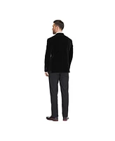 Gino Vitale Men's Slim-Fit Velvet Shawl Lapel Tuxedo Set