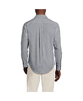 Lands' End Men's Traditional Fit Long Sleeve Travel Kit Shirt