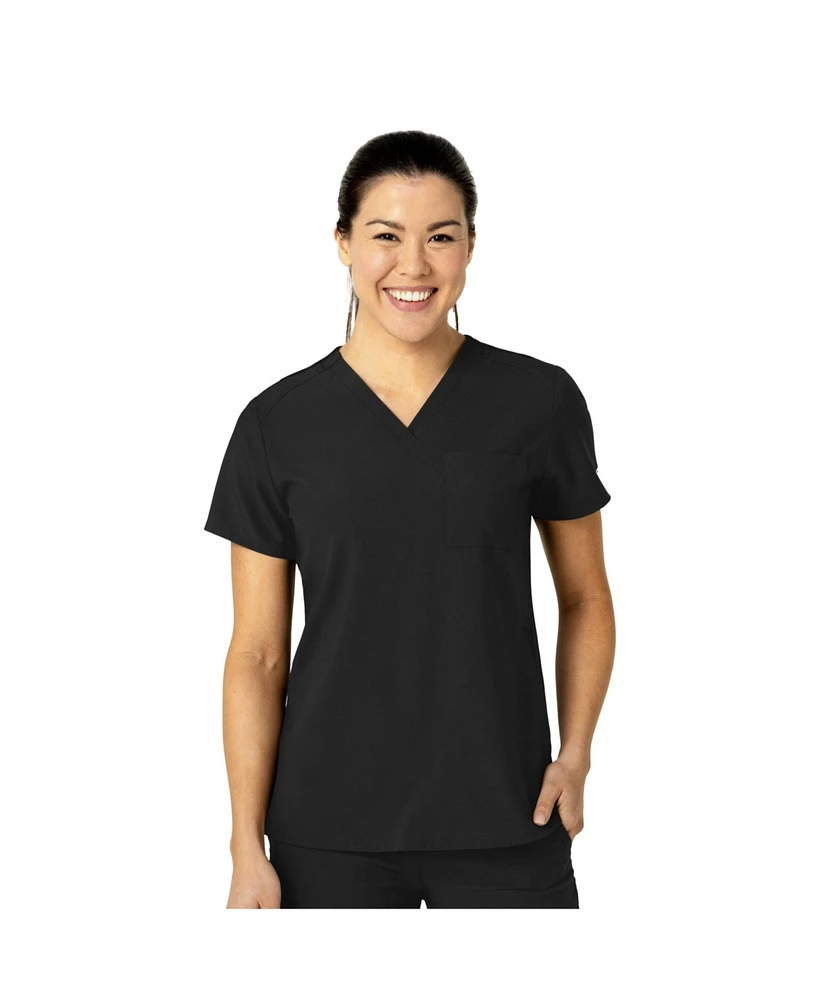 Wink Plus W123 Flex-n-Reach V-Neck Scrub Top