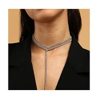 Sohi Women's The Bijou Multi-Layer Lariat Necklace