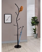 Kings Brand Furniture Kubin Metal 6-Hook Coat Rack