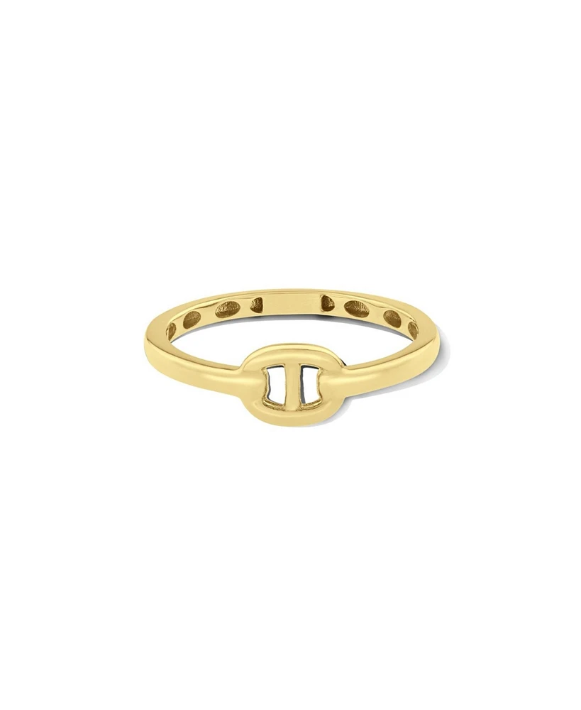 The Lovery Gold Mariner Link Ring 14K Gold