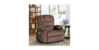 Boyel Living Recliner Chair Massage Heating Sofa with Usb and Side Pocket 2 Cup Holders