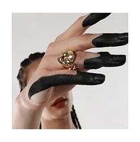 Sohi Women's The Medium Link Statement Ring