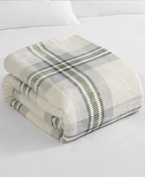 Lucky Brand Plaid Plush Sherpa Throw, 50" x 70"