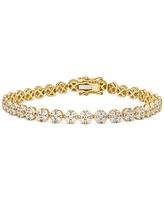 Diamond Round Cluster Tennis Bracelet (5 ct. t.w.) in 14k Gold