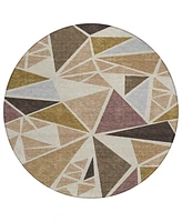 Addison Chantille Machine Washable ACN1039 8'x8' Round Area Rug