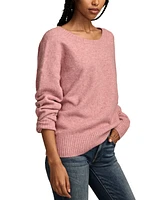 Lucky Brand Women' sCrewneck Long-Sleeve Pullover Sweater