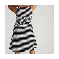 Universal Standard Plus Bay Breton Stripe Sleeveless Dress