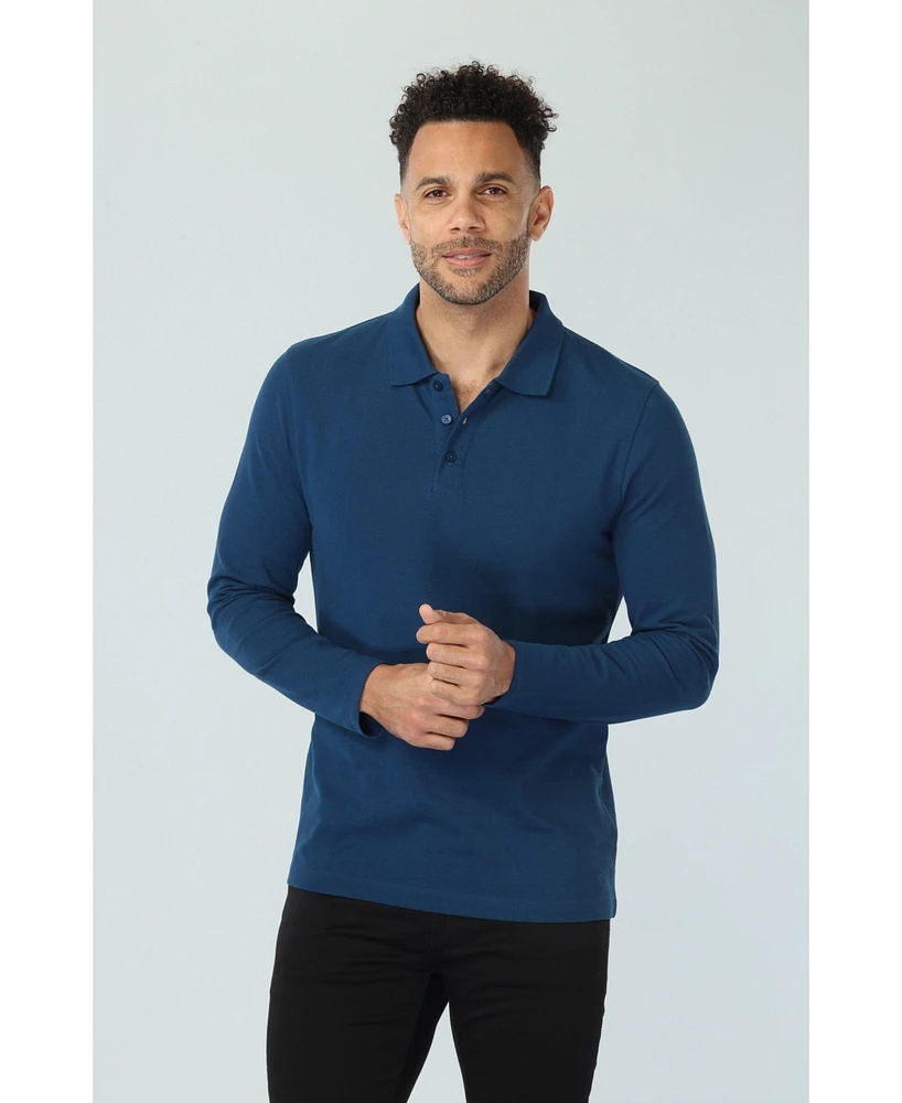 Vustra Men's Poseidon Long Sleeve Polo