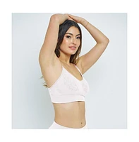 Mindd Women's The Mid V Lined Wire-free Bra