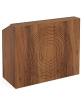 Tribesigns 47 inch Retail Counter,Modern Front Desk Reception Room Table with Cable Grommet,Reception Counter
