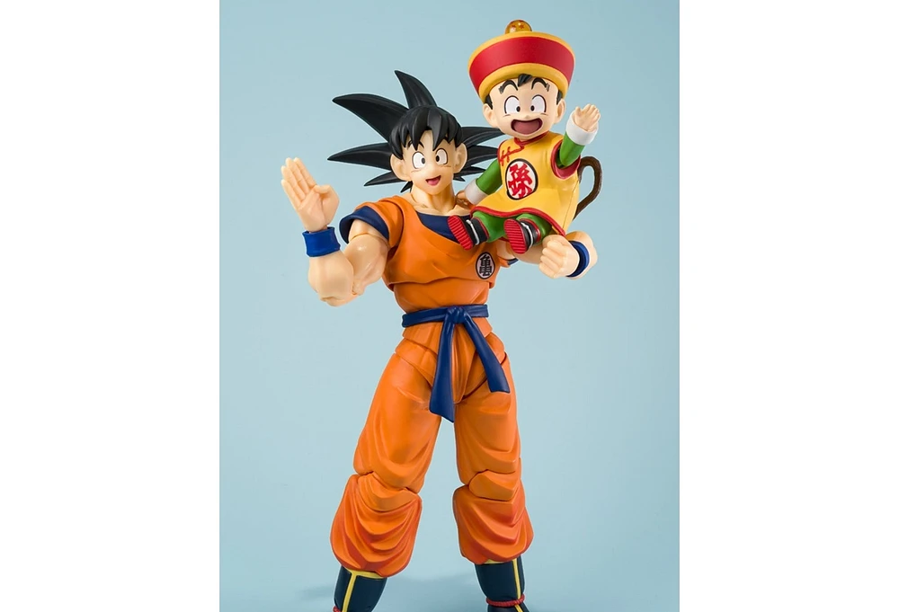 Anime Son Goku and Son Gohan