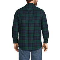 Lands' End Big & Tall Traditional Fit Flagship Flannel Shirt