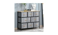 Slickblue Fabric Storage Cabinet - Versatile Organizer for Bedroom, Living Room, or Closet
