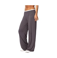 Edikted Women's Elsa Layered Pants