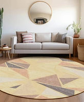 Addison Chantille Machine Washable ACN1039 8'x8' Round Area Rug