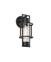 Flynama 1-Light Dusk to Dawn Outdoor Hardwired Wall Lantern Sconce with No Bulbs Included