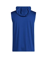 Adidas Men's Royal Kansas Jayhawks 2024 Sideline Hoodie Sleeveless Shirt