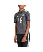 Adidas Big Boys and Girls Gray Bayern Munich 2024/25 Wiesn Replica Jersey