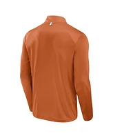 Fanatics Men's Texas Orange Longhorns Fundamental Defender Quarter-Zip Jacket