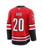 Fanatics Men's Sebastian Aho Red Carolina Hurricanes Alternate Premium Jersey