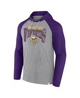 Fanatics Men's Minnesota Vikings Under Center Long Sleeve Hoodie T-shirt