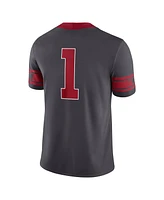 Jordan Men's 1 Anthracite Oklahoma Sooners Alternate Game Jersey