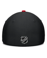 Fanatics Men's Black/Red Chicago Blackhawks Authentic Pro Rink Flex Hat