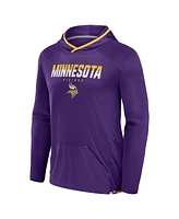 Fanatics Men's Purple Minnesota Vikings Transitional Defender Hoodie Long Sleeve T-shirt