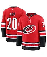 Fanatics Men's Sebastian Aho Red Carolina Hurricanes Alternate Premium Jersey