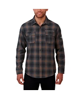 Fanatics Men's Charcoal Baltimore Ravens Classic Flannel Long Sleeve Button-Up Shirt