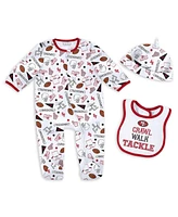 Wear by Erin Andrews Baby Boys and Girls San Francisco 49ers Sleep Play Set