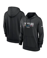 Nike Women's Black Las Vegas Raiders Nfl Crucial Catch Therma Performance Pullover Hoodie