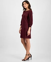 Sandra Darren Women's Balloon-Sleeve Shift Dress