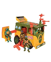 Teenage Mutant Ninja Turtles Original Party Wagon Action Figures