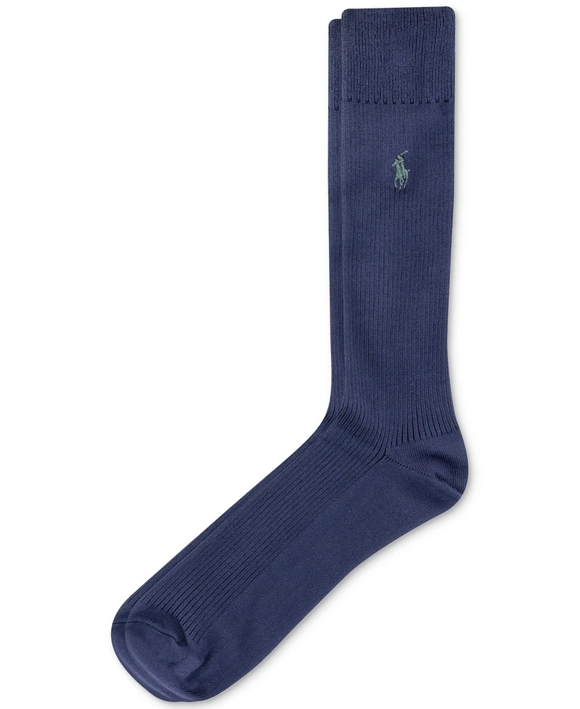 Polo Ralph Lauren Men's Supersoft Ribbed Crew Socks